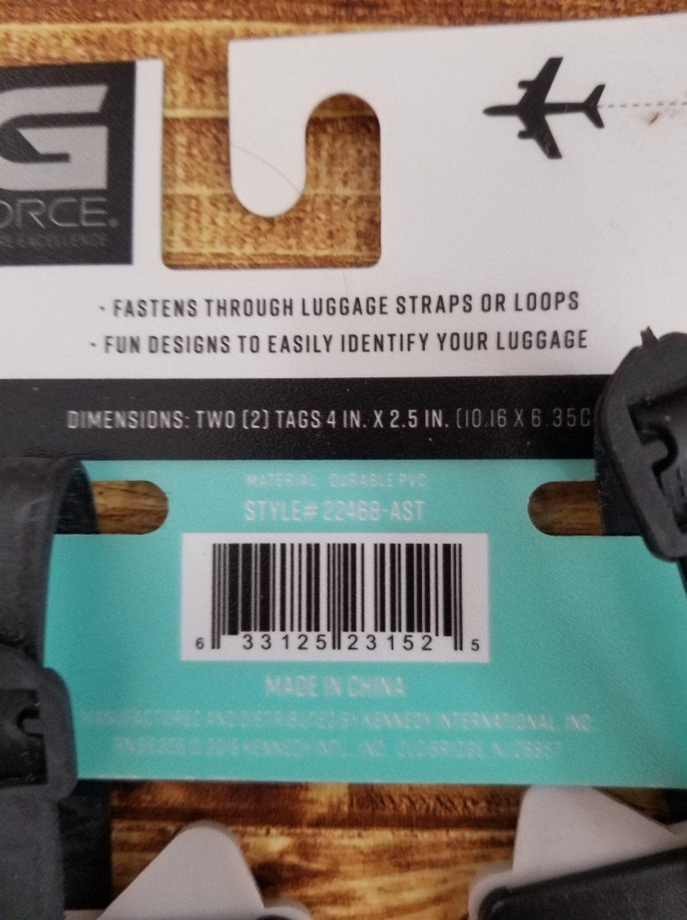 G/FORE Gray Cat 'MEOW' Luggage Tags Duo Set New - Picture 2 of 5